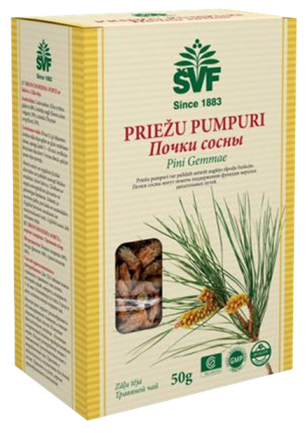 PRIEŽU PUMPURI pušų pumpurų biri arbata, 50 g | Moonmart.lt