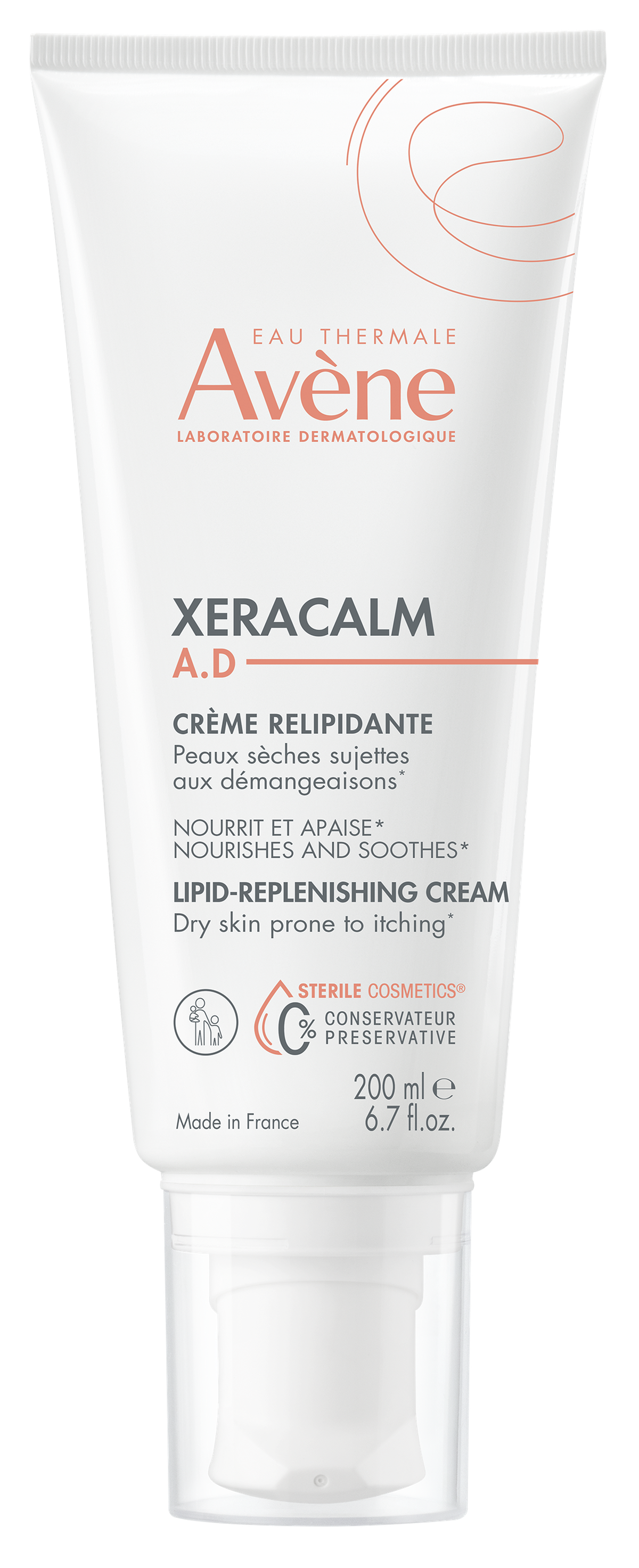 NUL./ AVA・黎明・Awakening・COMA　D'ESPAIRSRAY AVENE XeraCalm A.D Lipid-Replenishing labai sausai odai kremas