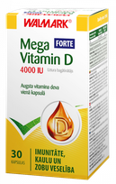 WALMARK    Mega Vitamin D Forte 4000IU kapsulės, 30 vnt.