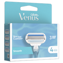 GILLETTE Venus Smooth keičiamos skutimosi galvutės, 4 vnt.