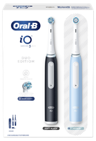 ORAL-B  iO3 Duo Matt Black + iO3 Ice Blue elektrinis dantų šepetėlis, 2 vnt.