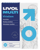 LIVOL  Multi For Men tabletės, 60 vnt.