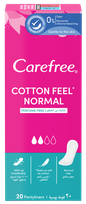 CAREFREE  Cotton Normal įklotai, 20 vnt.