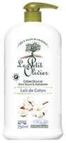 LE PETIT OLIVIER Cotton Milk dušo kremas, 750 ml