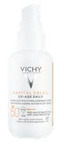 VICHY Capital Soleil UV-Age SPF 50+ toning skystis, 40 ml