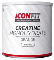 ICONFIT Creatine Monohydrate Orange milteliai, 300 g