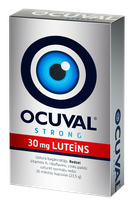 OCUVAL Strong minkštos gelio kapsulės, 30 vnt.