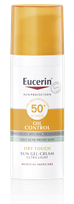 EUCERIN Sun Oil Control Dry Touch SPF 50+ apsauginis kremas nuo saulės, 50 ml