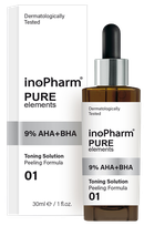 INOPHARM 9% AHA + BHA šveitiklis, 30 ml