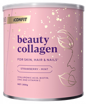 ICONFIT Beauty Collagen - Strawberry-mint milteliai, 300 g