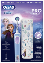 ORAL-B Pro Kids Frozen su kelioniniu dėklu elektrinis dantų šepetėlis, 1 vnt.