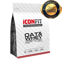 ICONFIT Oat & Whey Pro Gainer Chocolate milteliai, 1400 g