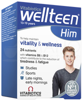 WELLTEEN  Him Vitality&Wellness tabletės, 30 vnt.