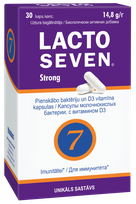 LACTO SEVEN Strong kapsulės, 30 vnt.