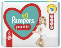 PAMPERS Maxi Pack 6 (14-19 kg) sauskelnės-kelnaitės, 36 vnt.