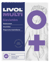 LIVOL  Multi For women tabletės, 60 vnt.