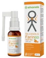 FARINGOSPRAY apelsinų skonio purškalas, 20 ml