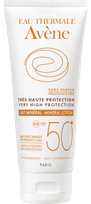 AVENE Very High Protection Mineral Lotion SUN SPF50+ apsauginis kremas nuo saulės, 100 ml