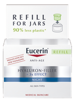 EUCERIN Hyaluron-Filler, papildymo pakuotė, naktinis  veido kremas, 50 ml