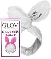 GLOV Bunny Ears Grey SPA plaukų juosta, 1 vnt.