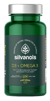 SILVANOLS Premium D3 Vitamins + Omega3 kapsulės, 60 vnt.