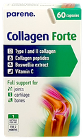 PARENE. Collagen Forte kolageno kapsulės, 60 vnt.