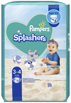 PAMPERS Splashers 3 (6-11 kg) sauskelnės-kelnaitės, 12 vnt.