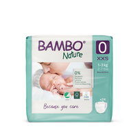 BAMBO NATURE Nature Premature 1-3kg sauskelnės, 24 vnt.