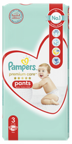 PAMPERS Premium Care 3 (6-11 kg) sauskelnės-kelnaitės, 48 vnt.