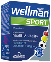 WELLMAN   Sport tabletės, 30 vnt.