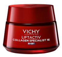 VICHY Liftactiv Collagen 16 Night veido kremas, 50 ml