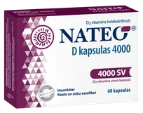 NATEO kapsulės, 60 vnt.