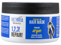 VICTORIA BEAUTY 1,2,3! Repair! for Damaged Hair plaukų kaukė, 250 ml