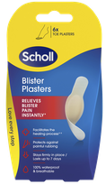 SCHOLL Blister Plasters pleistrai nuo pūslių, 6 vnt.