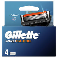 GILLETTE Fusion Proglide 4 Manual keičiamos skutimosi galvutės, 4 vnt.