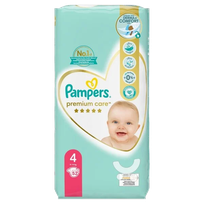 PAMPERS Premium Care 4 Maxi  9 - 14 kg sauskelnės, 52 vnt.