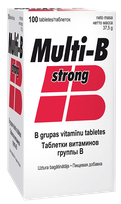 VITABALANS Multi-B Strong tabletės, 100 vnt.