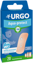 URGO  Aqua-protect nepralaidus vandeniui tvarstis, 20 vnt.