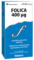 VITABALANS Folica 400 µg tabletės, 30 vnt.