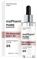 INOPHARM 2% Hyaluronic Acid + B5 serumas, 30 ml