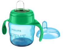 PHILIPS Avent Easy Sip 6m+, 200 ml (žalia) puodeliai su rankenomis, 1 vnt.