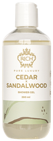 RICH Pure Luxury Cedar & Sandalwood dušo gelis, 280 ml