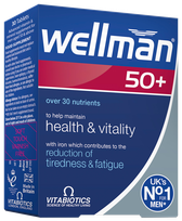 WELLMAN   50+ tabletės, 30 vnt.