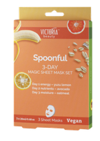 VICTORIA BEAUTY Spoonful 3-Day Magic lakštinė rinkinys, 1 vnt.