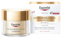 EUCERIN Hyaluron-Filler + Elasticity SPF 15 dieninis veido kremas, 50 ml