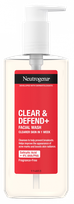 NEUTROGENA Clear&Defend+ valomasis gelis veidui, 200 ml