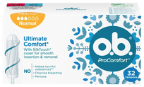 O.B. Ultimate Comfort Normal tamponai, 32 vnt.