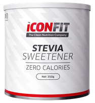 ICONFIT Stevia Sweetener milteliai, 350 g