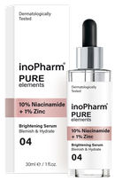 INOPHARM 10% Niacinamide + 1% Zinc serumas, 30 ml