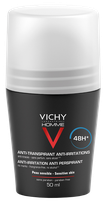 VICHY Homme Anti-perspirant For Sensitive Skin 48H antiperspirantas, 50 ml